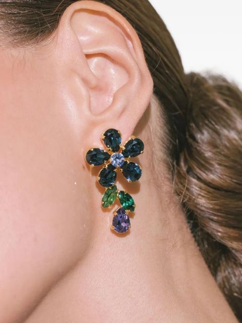 Jennifer Behr Odelia flower-drop earrings - Gold