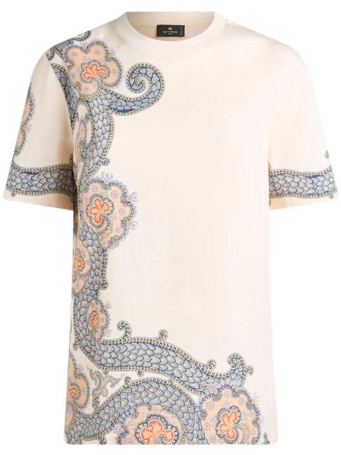 ETRO Year of Snake cotton t-shirt - Neutrals - zdjęcie produktu nr 1
