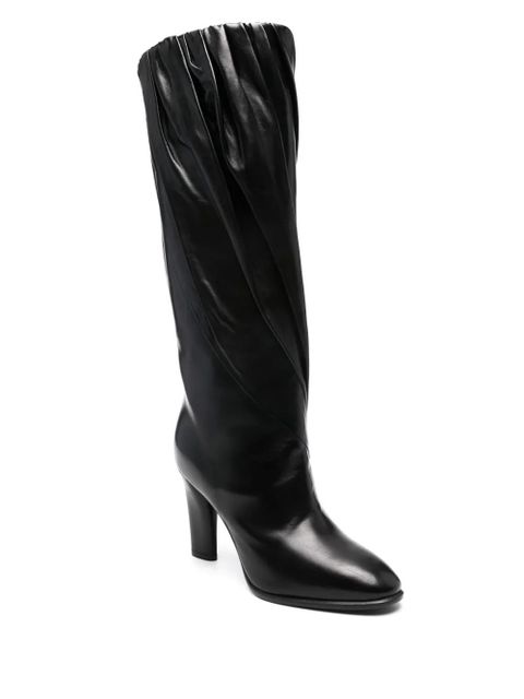 Givenchy 95mm pleated boots - Black - zdjęcie produktu nr 2