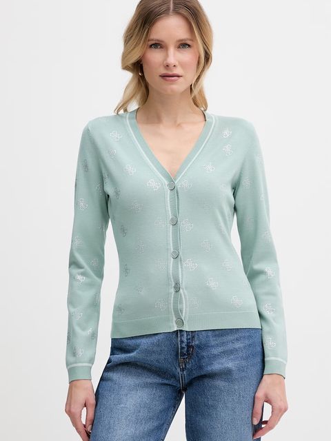 Guess kardigan damski z wiskozy - zdjęcie produktu nr 2