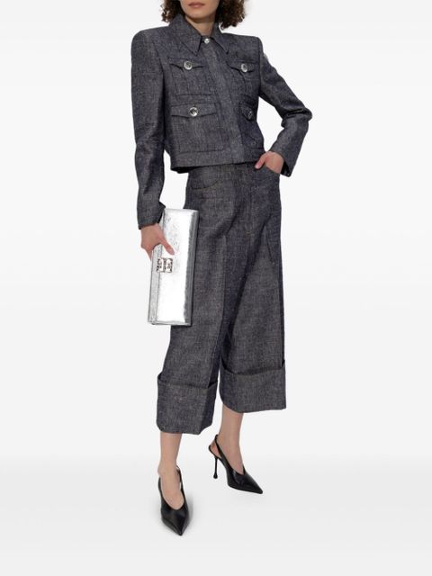 Givenchy cropped palazzo pants - Blue - zdjęcie produktu nr 2