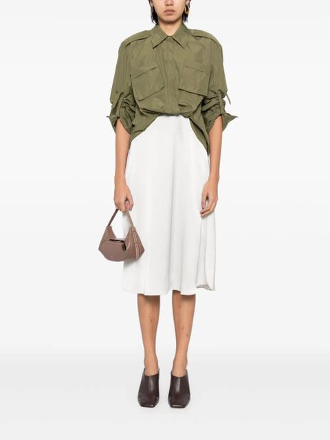 3.1 Phillip Lim draped shirt dress - Green