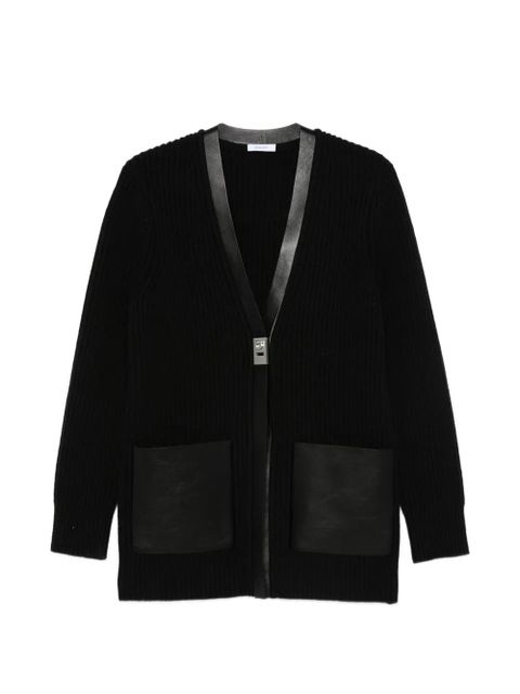 Ferragamo V-neck cardigan - Black - zdjęcie produktu nr 1