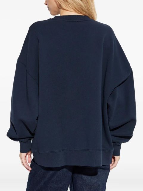 ROTATE BIRGER CHRISTENSEN logo-appliqué sweatshirt - Blue