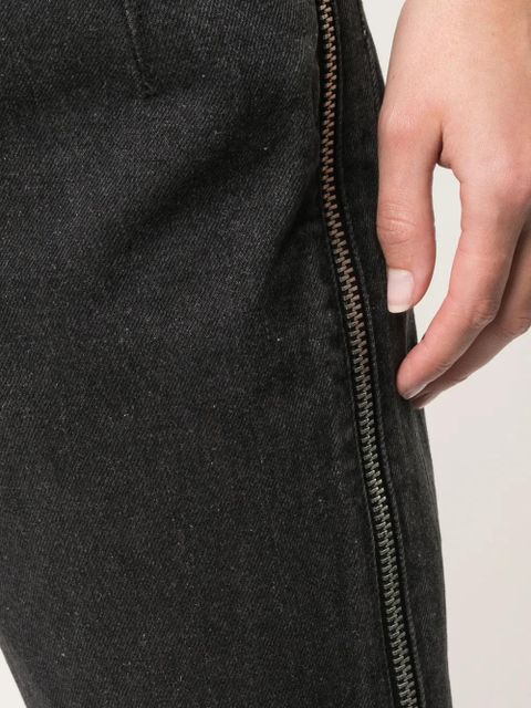 3.1 Phillip Lim zip-detail cropped jeans - Black