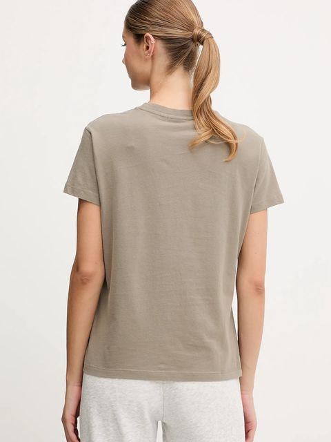 Napapijri t-shirt bawełniany S-Box damski kolor zielony NP0A4IP1N1T1