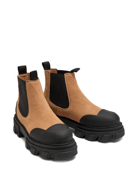 GANNI suede Chelsea boots - Brown - zdjęcie produktu nr 2