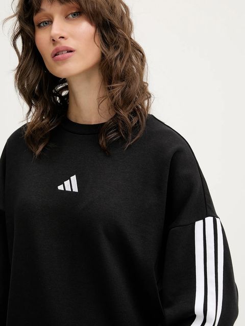 adidas bluza Essentials damska kolor czarny z aplikacją JE1298
