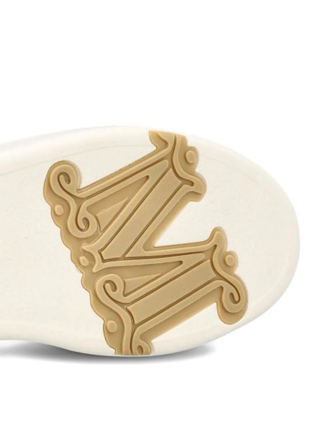 Max Mara water-repellent cashmere sneakers - Brown