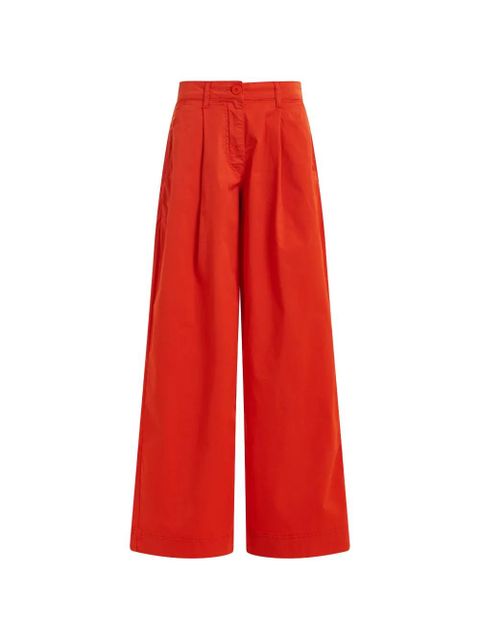 Essentiel Antwerp Jumpy wide-leg trousers - Red - zdjęcie produktu nr 1