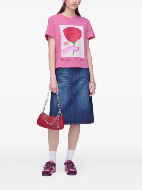 Marc Jacobs Oh Rose print cotton T-shirt - Pink - zdjęcie produktu nr 2