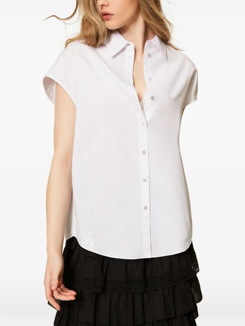 TWINSET x Myfo embroidered shirt - White - zdjęcie produktu nr 2