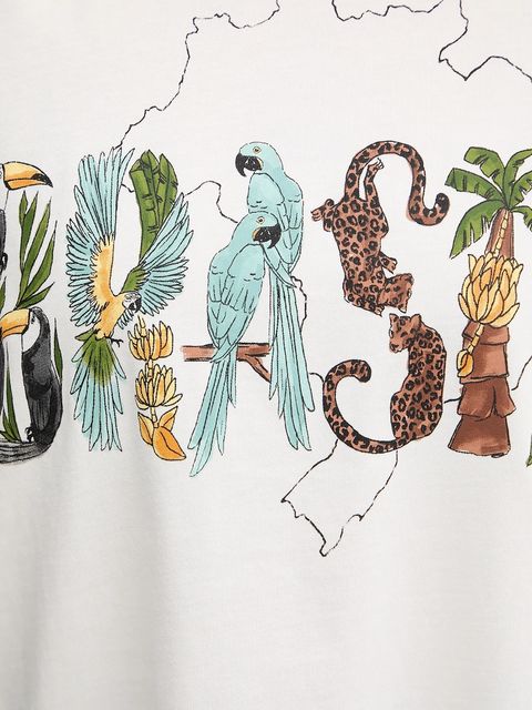 Farm Rio t-shirt bawełniany damski kolor beżowy 344380