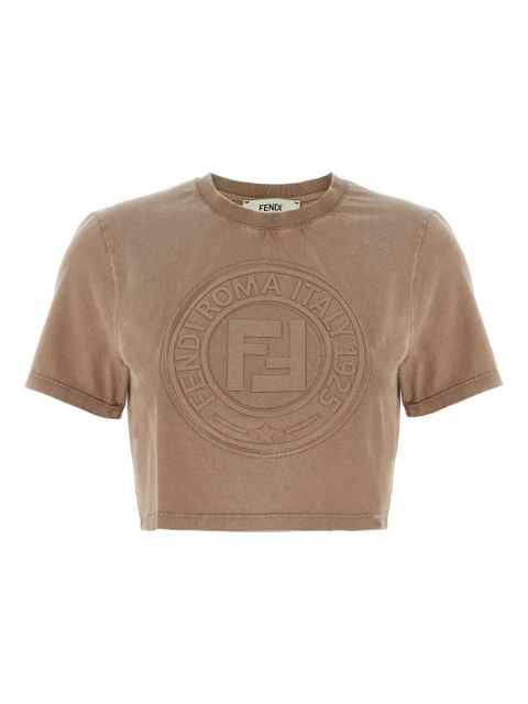 FENDI 3D Roma t-shirt - Brown - zdjęcie produktu nr 1