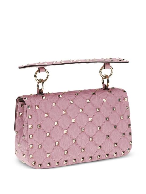 Valentino Garavani leather rockstud-embellished shoulder bag - Pink