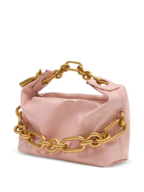 Balmain mini Sync chain leather tote bag - Pink - zdjęcie produktu nr 2