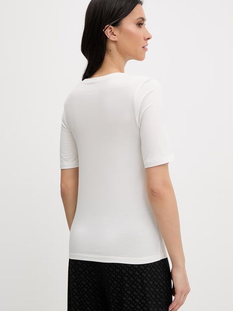 United Colors of Benetton t-shirt piżamowy z dodatkiem jedwabiu