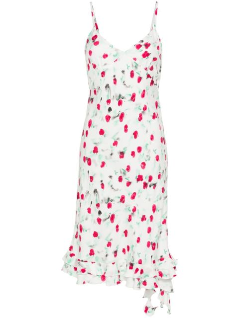 Marni Reverie-print midi dress - White - zdjęcie produktu nr 1