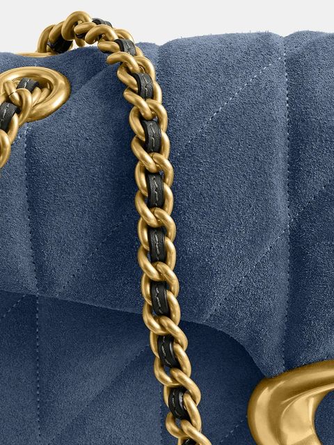 Coach torebka zamszowa Tabby