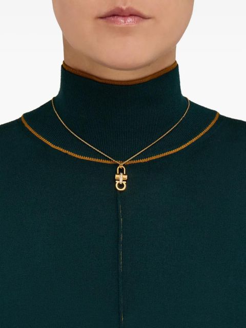 Ferragamo padlock pendant necklace - Gold - zdjęcie produktu nr 2