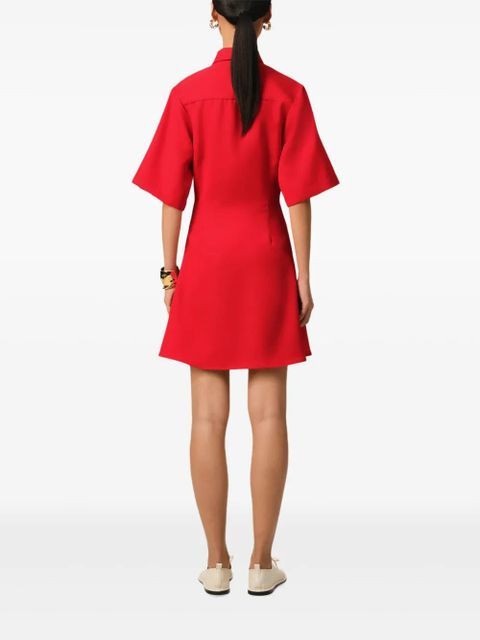 AMI Paris short-sleeved shirtdress - Red - zdjęcie produktu nr 2