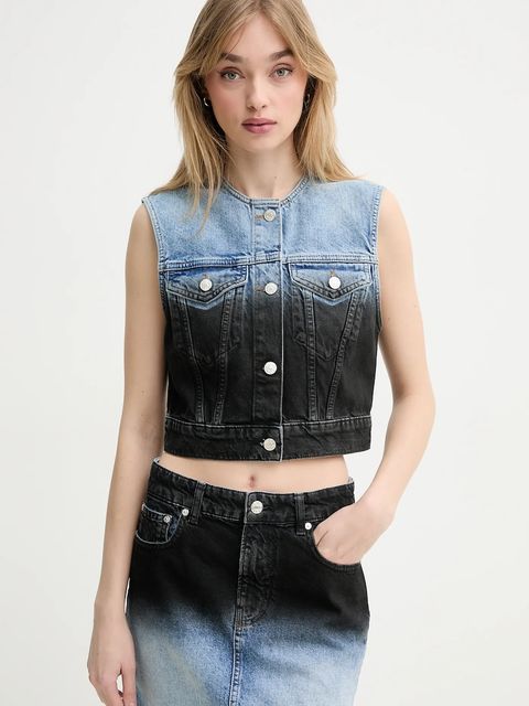 Moschino Jeans kamizelka jeansowa - zdjęcie produktu nr 1