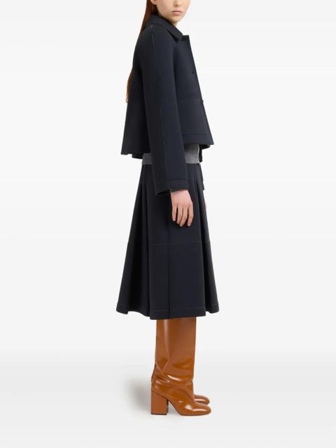 Marni cropped button-up jacket - Black