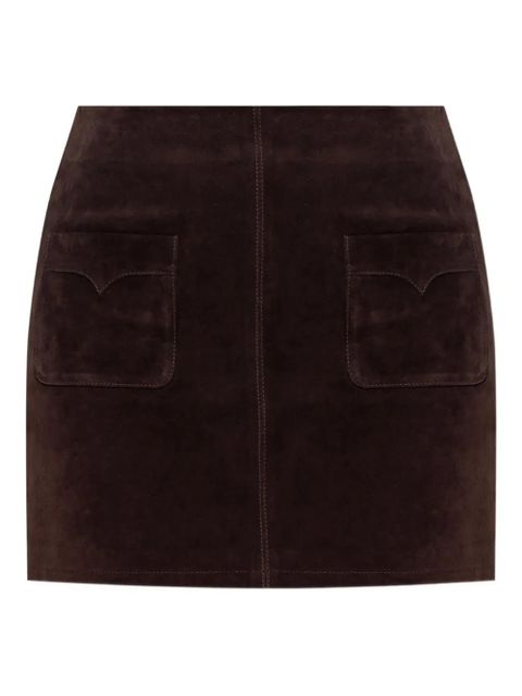 Zadig&Voltaire suede mini skirt - Brown - zdjęcie produktu nr 1