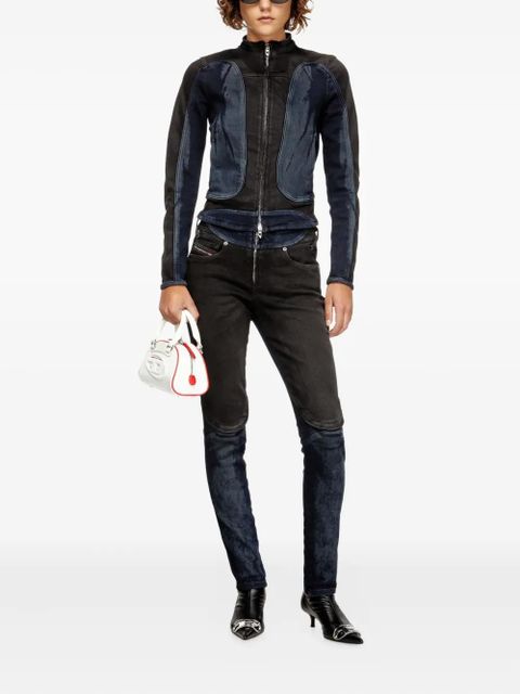 Diesel De-Morny-S panelled zip-front jacket - Blue