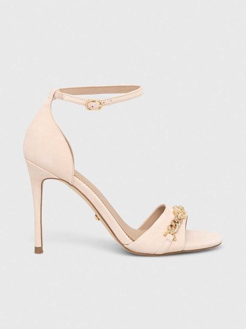 Marciano Guess sandały zamszowe kolor beżowy