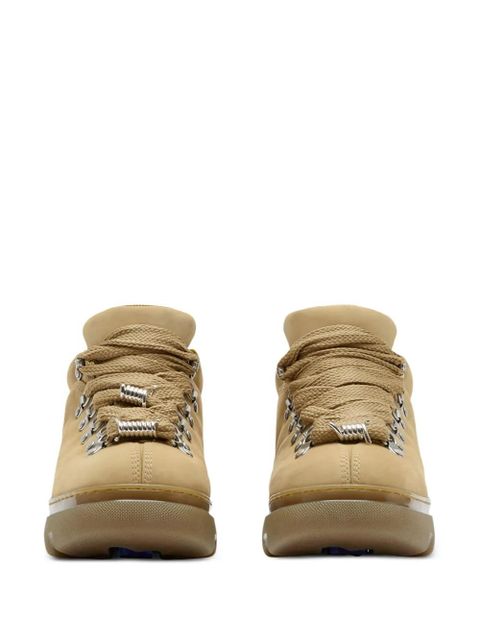 Burberry round-toe leather boots - Neutrals - zdjęcie produktu nr 2