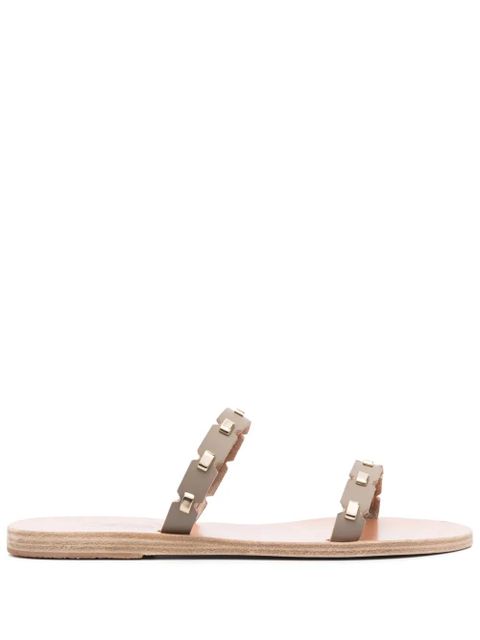 Ancient Greek Sandals Kara leather slides - Neutrals - zdjęcie produktu nr 1