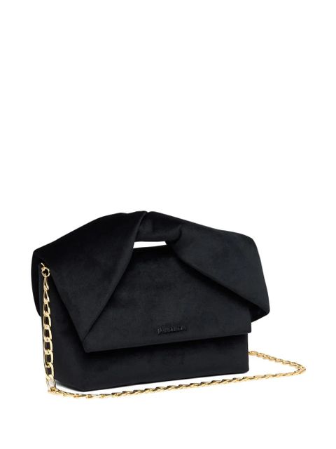JW Anderson medium Twister velvet tote bag - Black - zdjęcie produktu nr 2