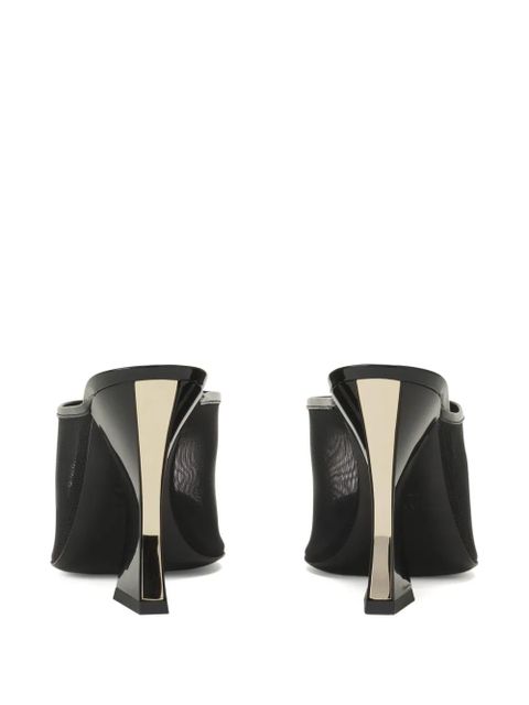 Lanvin mesh pointed pumps - White