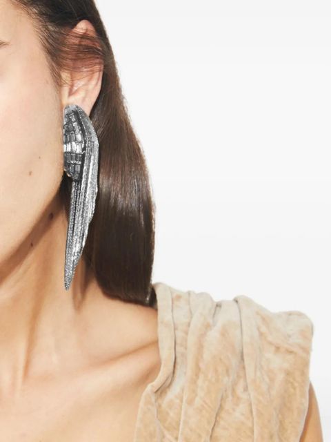 Tory Burch Runway chain earrings - Silver - zdjęcie produktu nr 2