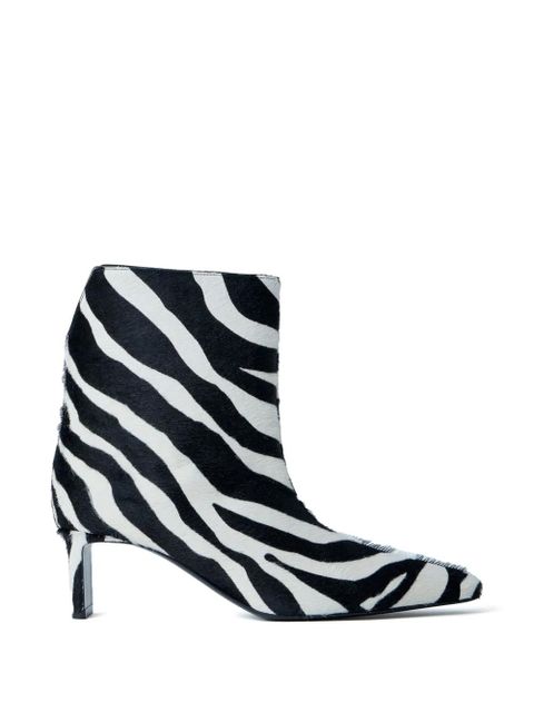 KHAITE animal print pointed toe boots - Black - zdjęcie produktu nr 1