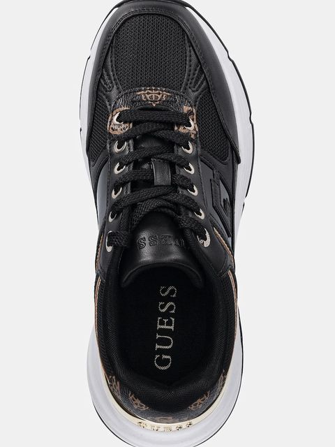 Guess sneakersy FONZI damskie kolor czarny FLTFON FAB12