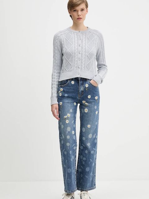 Desigual jeansy DAISYS damskie high waist 25WWDD16 - zdjęcie produktu nr 2