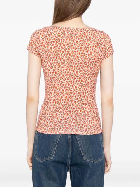 Reformation Bardot top - Orange