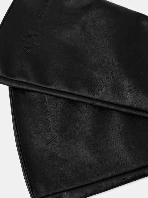 Armani Exchange rękawiczki damskie kolor czarny XW001498 AF16106 - zdjęcie produktu nr 2