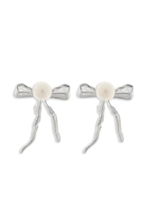 Marni bow-motif earrings - Silver - zdjęcie produktu nr 1