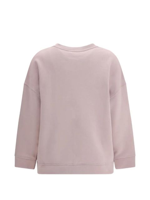 Weekend Max Mara logo-print crew-neck sweatshirt - Pink - zdjęcie produktu nr 2