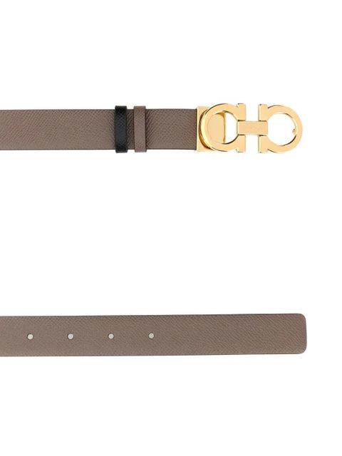 Ferragamo mud reversible belt - Neutrals - zdjęcie produktu nr 2