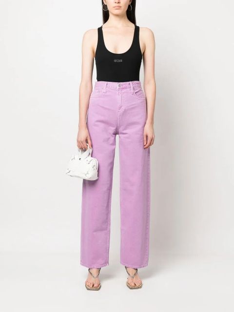 GCDS logo-print sleeveless bodysuit - Black - zdjęcie produktu nr 2