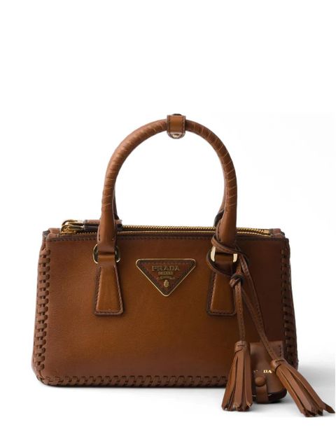 Prada Galleria leather mini bag - Brown - zdjęcie produktu nr 1