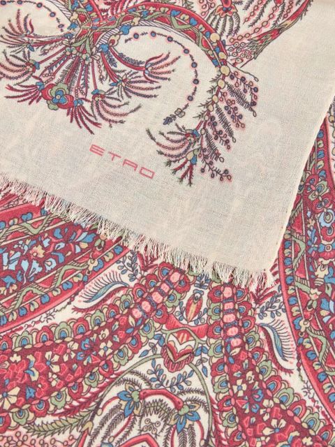 ETRO paisley-print scarf - Neutrals