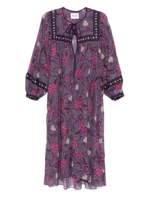MARANT ÉTOILE Greila midi dress - Purple - zdjęcie produktu nr 2