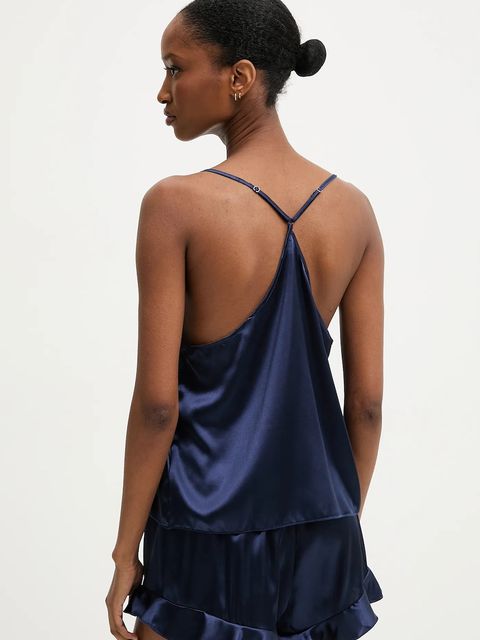 Answear.LAB piżama damska kolor granatowy satynowa - zdjęcie produktu nr 2