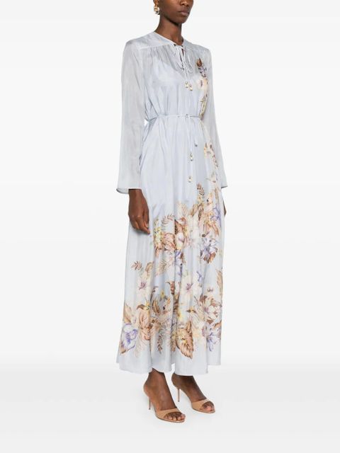 ZIMMERMANN Coco Billow maxi dress - Blue