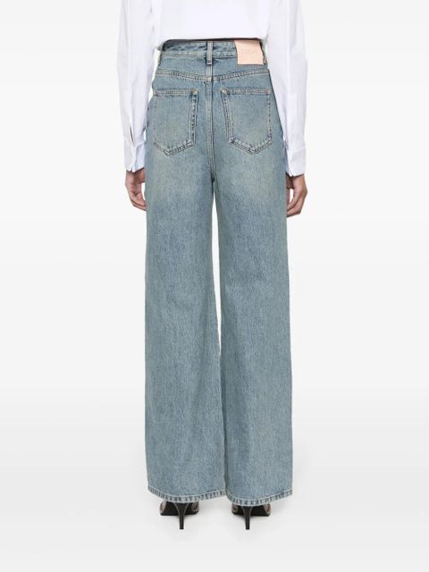 LOEWE high-rise wide-leg jeans - Blue